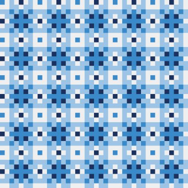 Soyut çapraz desenli üretken hesaplama sanatı çizimi