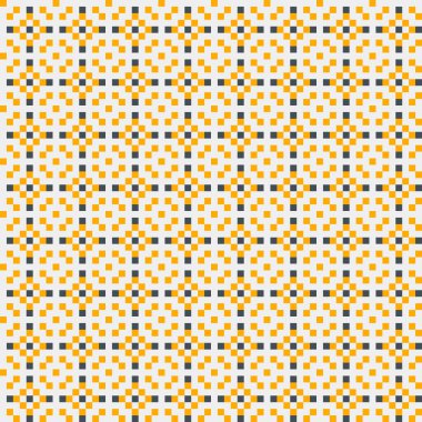 Soyut çapraz desenli üretken hesaplama sanatı çizimi