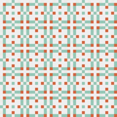 Soyut çapraz desenli üretken hesaplama sanatı çizimi