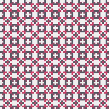 Soyut çapraz desenli üretken hesaplama sanatı çizimi