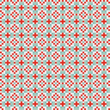 Soyut çapraz desenli üretken hesaplama sanatı çizimi