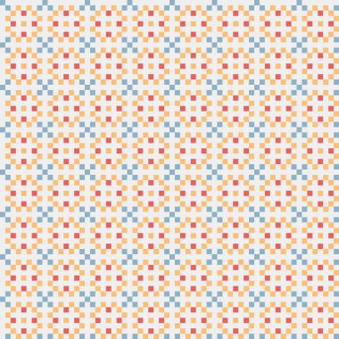 Soyut çapraz desenli üretken hesaplama sanatı çizimi