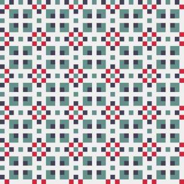 Soyut çapraz desenli üretken hesaplama sanatı çizimi