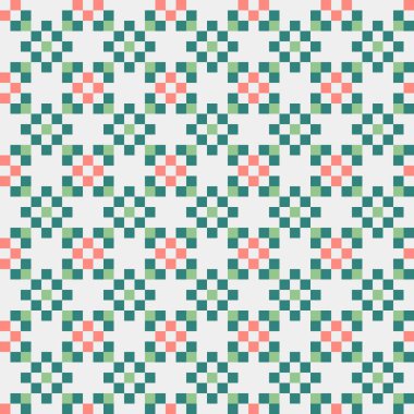 Soyut çapraz desenli üretken hesaplama sanatı çizimi