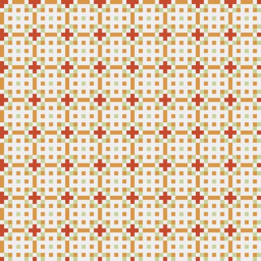 Soyut çapraz desenli üretken hesaplama sanatı çizimi