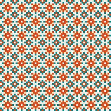 Soyut çapraz desenli üretken hesaplama sanatı çizimi