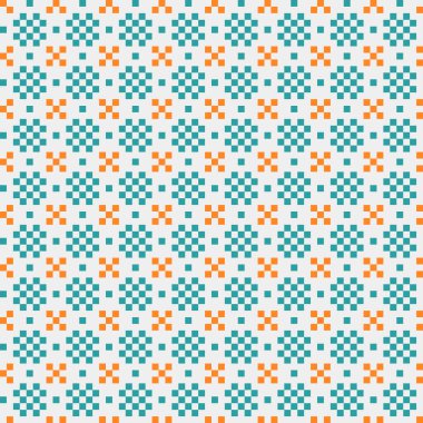 Soyut çapraz desenli üretken hesaplama sanatı çizimi