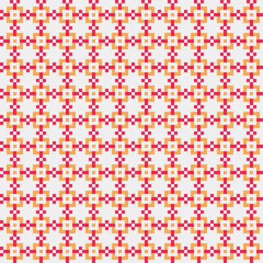 Soyut çapraz desenli üretken hesaplama sanatı çizimi