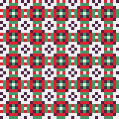 Soyut çapraz desenli üretken hesaplama sanatı çizimi