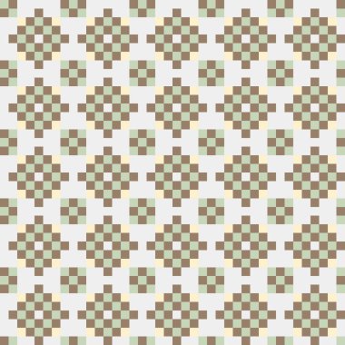 Soyut çapraz desenli üretken hesaplama sanatı çizimi