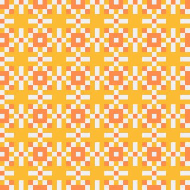 Soyut çapraz desenli üretken hesaplama sanatı çizimi