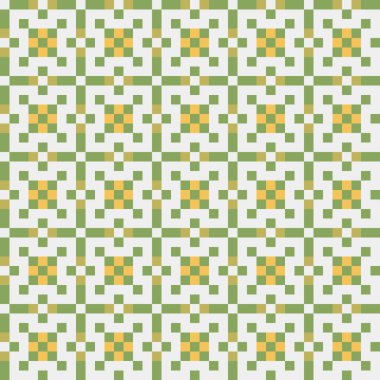 Soyut çapraz desenli üretken hesaplama sanatı çizimi