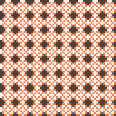 Soyut çapraz desenli üretken hesaplama sanatı çizimi