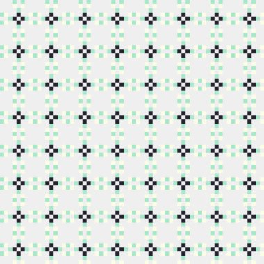 Soyut çapraz desenli üretken hesaplama sanatı çizimi