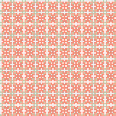 Soyut çapraz desenli üretken hesaplama sanatı çizimi