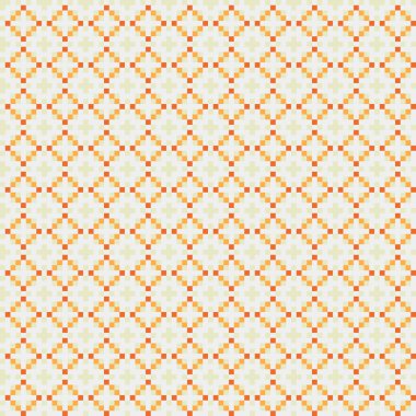 Soyut çapraz desenli üretken hesaplama sanatı çizimi