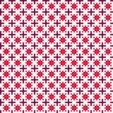 Soyut çapraz desenli üretken hesaplama sanatı çizimi