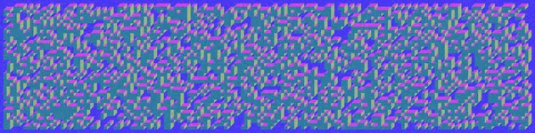 Edward Zajec 'in 1971' deki Il Cubo 'sunun uygulanması. Esasen 8 taştan oluşan bir Truchet fayans seti ve yerleştirme sanatı illüstrasyonu için kurallar