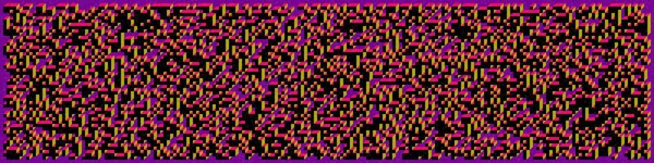 Edward Zajec 'in 1971' deki Il Cubo 'sunun uygulanması. Esasen 8 taştan oluşan bir Truchet fayans seti ve yerleştirme sanatı illüstrasyonu için kurallar