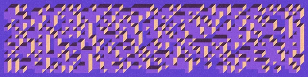 Edward Zajec 'in 1971' deki Il Cubo 'sunun uygulanması. Esasen 8 taştan oluşan bir Truchet fayans seti ve yerleştirme sanatı illüstrasyonu için kurallar