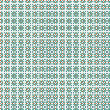 Soyut çapraz desenli üretken hesaplama sanatı çizimi