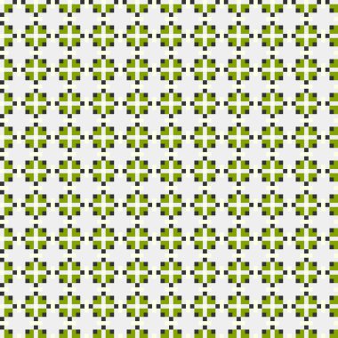 Soyut çapraz desenli üretken hesaplama sanatı çizimi