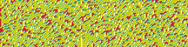 Edward Zajec 'in 1971' deki Il Cubo 'sunun uygulanması. Esasen 8 taştan oluşan bir Truchet fayans seti ve yerleştirme sanatı illüstrasyonu için kurallar