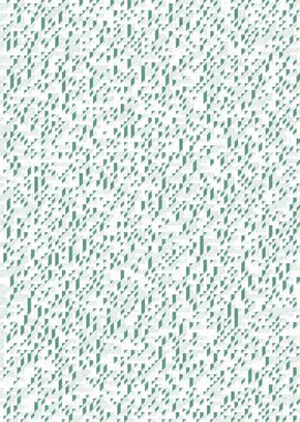 Edward Zajec 'in 1971' deki Il Cubo 'sunun uygulanması. Esasen 8 taştan oluşan bir Truchet fayans seti ve yerleştirme sanatı illüstrasyonu için kurallar