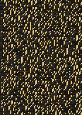 Edward Zajec 'in 1971' deki Il Cubo 'sunun uygulanması. Esasen 8 taştan oluşan bir Truchet fayans seti ve yerleştirme sanatı illüstrasyonu için kurallar