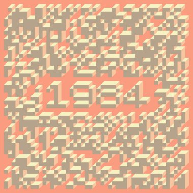 1999 'da Edward Zajec II Cubo' nun 1971 'de uygulanması. Esasen 8 taştan oluşan bir Truchet fayans seti ve yerleştirme sanatı illüstrasyonu için kurallar.