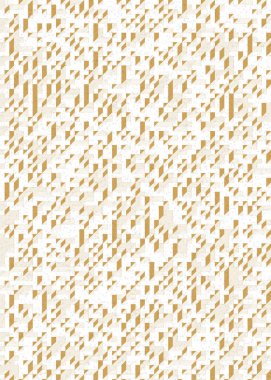 Edward Zajec 'in 1971' deki Il Cubo 'sunun uygulanması. Esasen 8 taştan oluşan bir Truchet fayans seti ve yerleştirme sanatı illüstrasyonu için kurallar