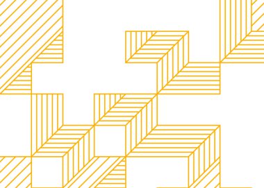 1999 'da Edward Zajec II Cubo' nun 1971 'de uygulanması. Esasen 8 taştan oluşan bir Truchet fayans seti ve yerleştirme sanatı illüstrasyonu için kurallar.