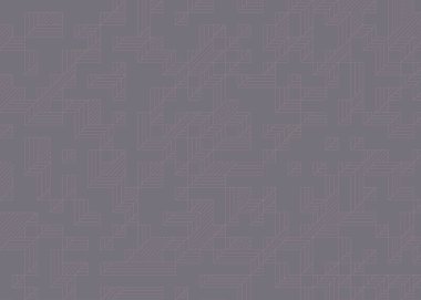 Edward Zajec 'in 1971' deki Il Cubo 'sunun uygulanması. Esasen 8 taştan oluşan bir Truchet fayans seti ve yerleştirme sanatı illüstrasyonu için kurallar