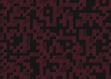 1999 'da Edward Zajec II Cubo' nun 1971 'de uygulanması. Esasen 8 taştan oluşan bir Truchet fayans seti ve yerleştirme sanatı illüstrasyonu için kurallar.