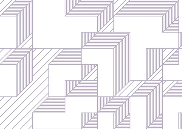 エドワード ザジェックのイル キューボの1971年からの実装 基本的に配置アートイラストのための8つのタイルとルールのTruchetタイルセット — ストックベクタ