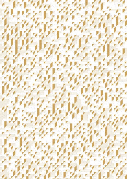 Edward Zajec 'in 1971' deki Il Cubo 'sunun uygulanması. Esasen 8 taştan oluşan bir Truchet fayans seti ve yerleştirme sanatı illüstrasyonu için kurallar