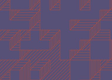 1999 'da Edward Zajec II Cubo' nun 1971 'de uygulanması. Esasen 8 taştan oluşan bir Truchet fayans seti ve yerleştirme sanatı illüstrasyonu için kurallar.