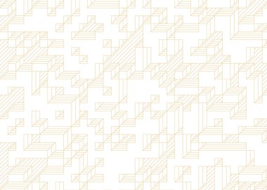 1999 'da Edward Zajec II Cubo' nun 1971 'de uygulanması. Esasen 8 taştan oluşan bir Truchet fayans seti ve yerleştirme sanatı illüstrasyonu için kurallar.