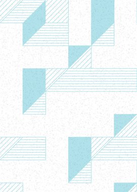 Edward Zajec 'in 1971' deki Il Cubo 'sunun uygulanması. Esasen 8 taştan oluşan bir Truchet fayans seti ve yerleştirme sanatı illüstrasyonu için kurallar