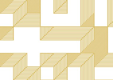 Edward Zajec 'in 1971' deki Il Cubo 'sunun uygulanması. Esasen 8 taştan oluşan bir Truchet fayans seti ve yerleştirme sanatı illüstrasyonu için kurallar