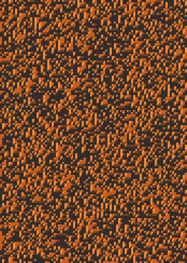 Edward Zajec 'in 1971' deki Il Cubo 'sunun uygulanması. Esasen 8 taştan oluşan bir Truchet fayans seti ve yerleştirme sanatı illüstrasyonu için kurallar