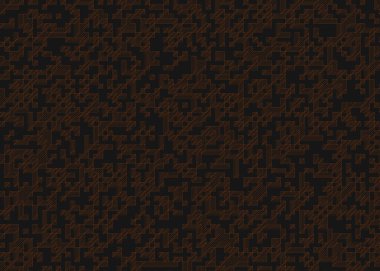 Edward Zajec 'in 1971' deki Il Cubo 'sunun uygulanması. Esasen 8 taştan oluşan bir Truchet fayans seti ve yerleştirme sanatı illüstrasyonu için kurallar