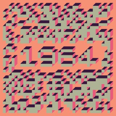 1999 'da Edward Zajec II Cubo' nun 1971 'de uygulanması. Esasen 8 taştan oluşan bir Truchet fayans seti ve yerleştirme sanatı illüstrasyonu için kurallar.