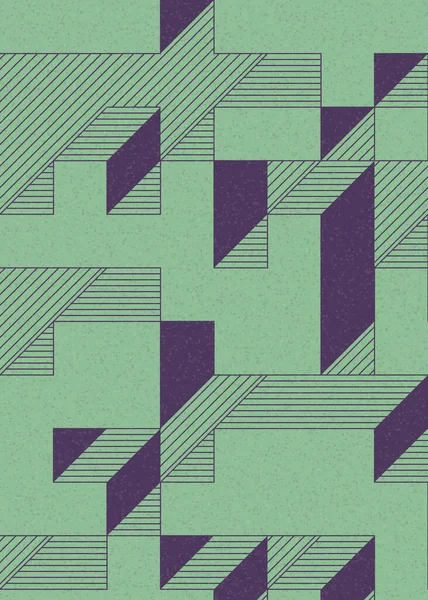 Edward Zajec 'in 1971' deki Il Cubo 'sunun uygulanması. Esasen 8 taştan oluşan bir Truchet fayans seti ve yerleştirme sanatı illüstrasyonu için kurallar