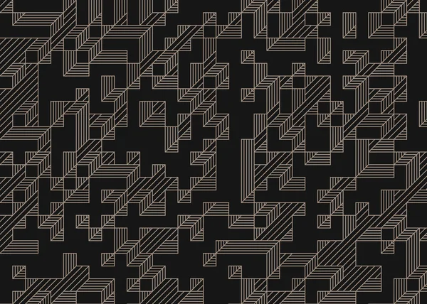 Implementação Cubo Edward Zajec Partir 1971 Essencialmente Conjunto Azulejos Truchet — Vetor de Stock