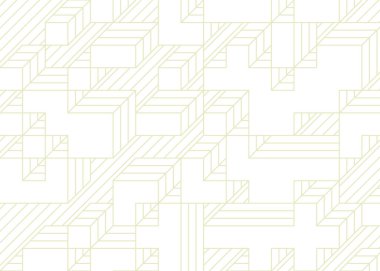 Edward Zajec 'in 1971' deki Il Cubo 'sunun uygulanması. Esasen 8 taştan oluşan bir Truchet fayans seti ve yerleştirme sanatı illüstrasyonu için kurallar