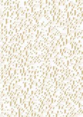 Edward Zajec 'in 1971' deki Il Cubo 'sunun uygulanması. Esasen 8 taştan oluşan bir Truchet fayans seti ve yerleştirme sanatı illüstrasyonu için kurallar