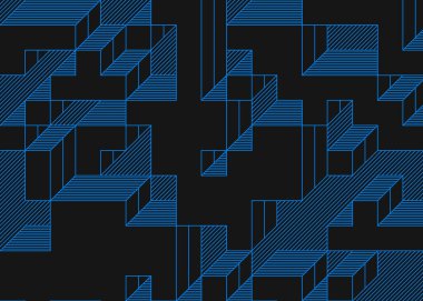 1999 'da Edward Zajec II Cubo' nun 1971 'de uygulanması. Esasen 8 taştan oluşan bir Truchet fayans seti ve yerleştirme sanatı illüstrasyonu için kurallar.