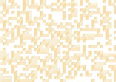 1999 'da Edward Zajec II Cubo' nun 1971 'de uygulanması. Esasen 8 taştan oluşan bir Truchet fayans seti ve yerleştirme sanatı illüstrasyonu için kurallar.