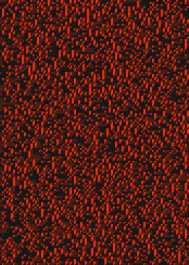 Edward Zajec 'in 1971' deki Il Cubo 'sunun uygulanması. Esasen 8 taştan oluşan bir Truchet fayans seti ve yerleştirme sanatı illüstrasyonu için kurallar